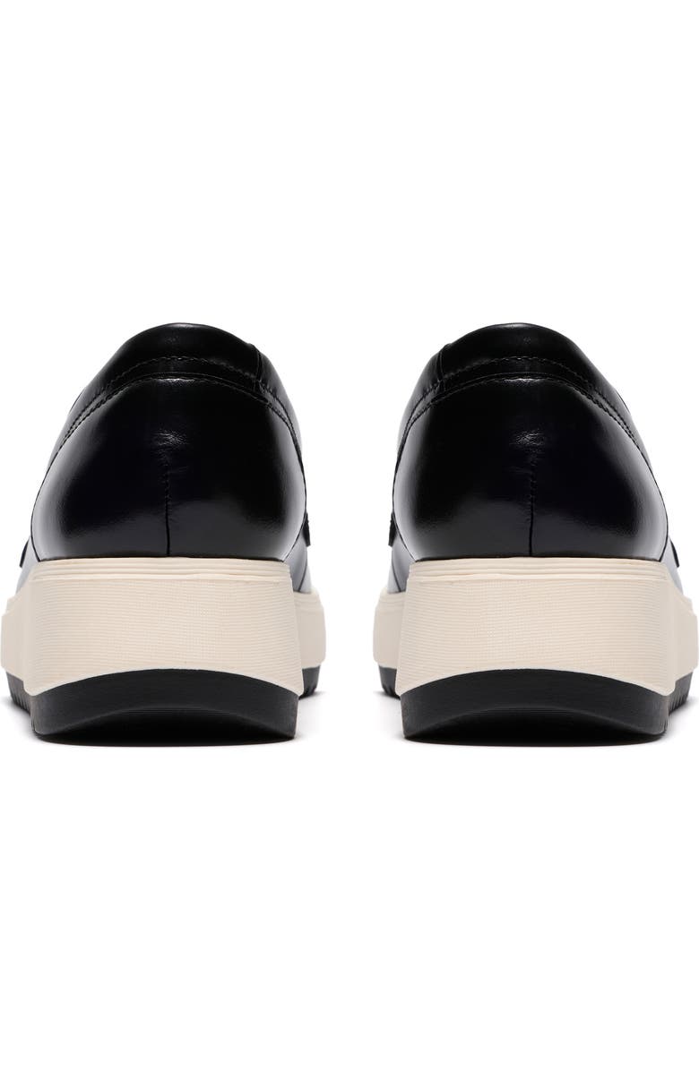 Clarks<sup>®</sup> Zylah Top Wedge Loafer - Wide Width Available, Alternate, color, Black