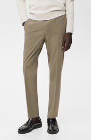 MANGO Bologna Slim Fit Stretch Pants