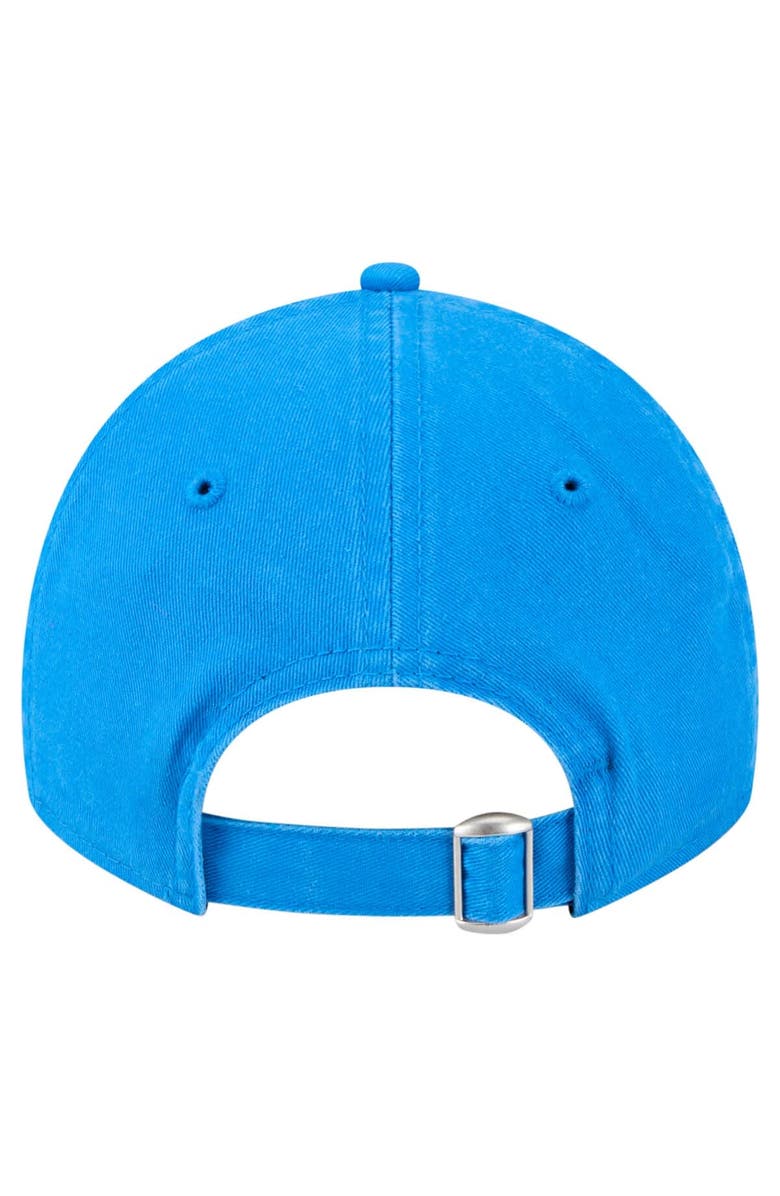 New Era Girls Youth New Era  Blue Detroit Lions Cheer 9TWENTY Adjustable Hat, Alternate, color, Blue