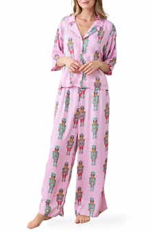 Wildest Dreams Leopard Nutcracker Satin Pajamas