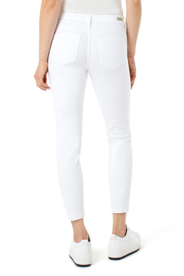 Liverpool Abby Ankle Skinny Jeans, Alternate, color, BRIGHT WHITE