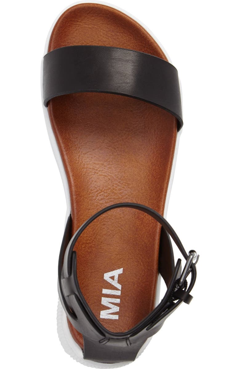 MIA Ellen Platform Sandal, Alternate, color, Black