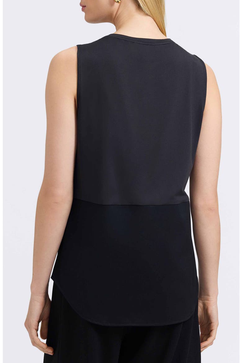 Jessie Layer Sleeveless Top, Alternate, color, BLACK