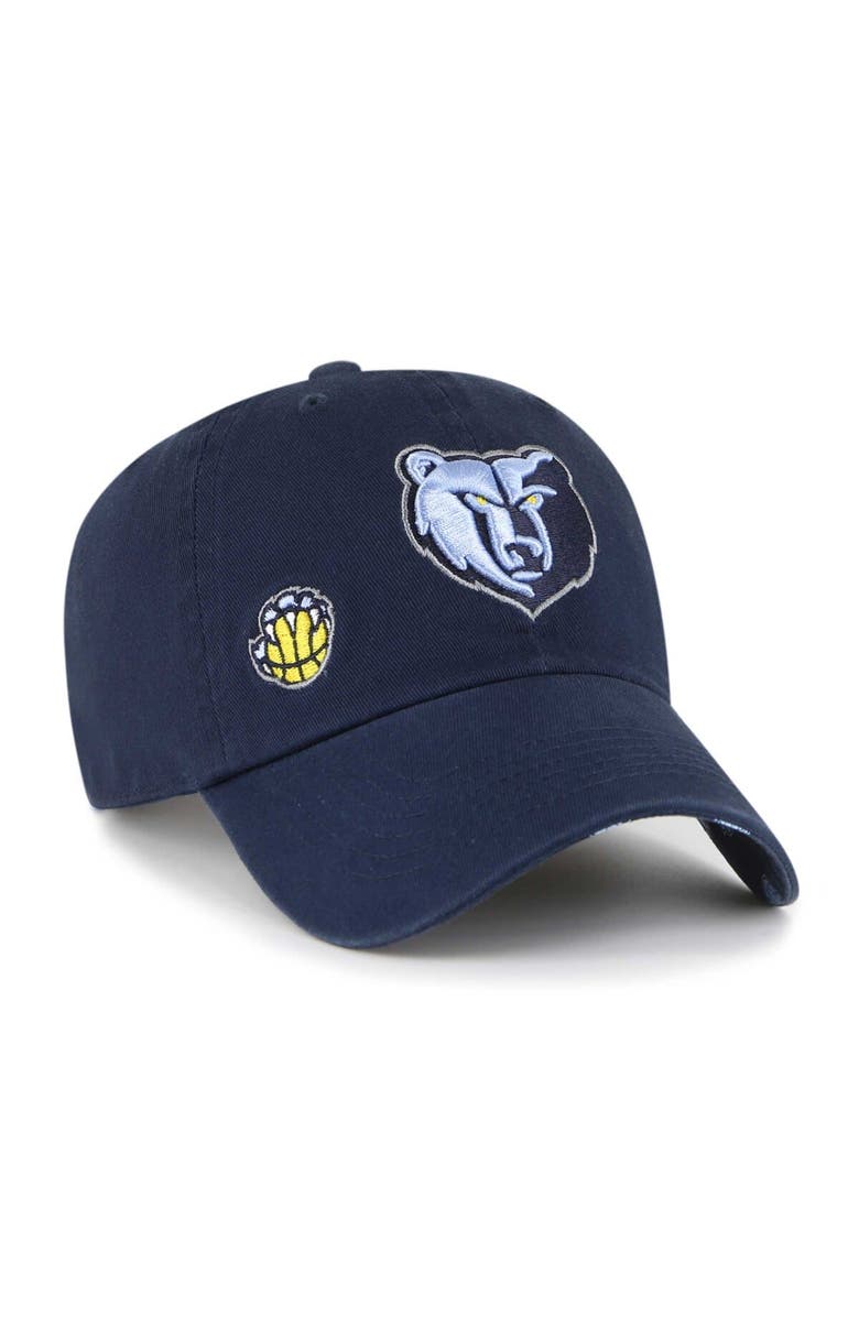 '47 Women's '47  Navy Memphis Grizzlies Confetti Undervisor Clean Up Adjustable Hat, Main, color, Navy
