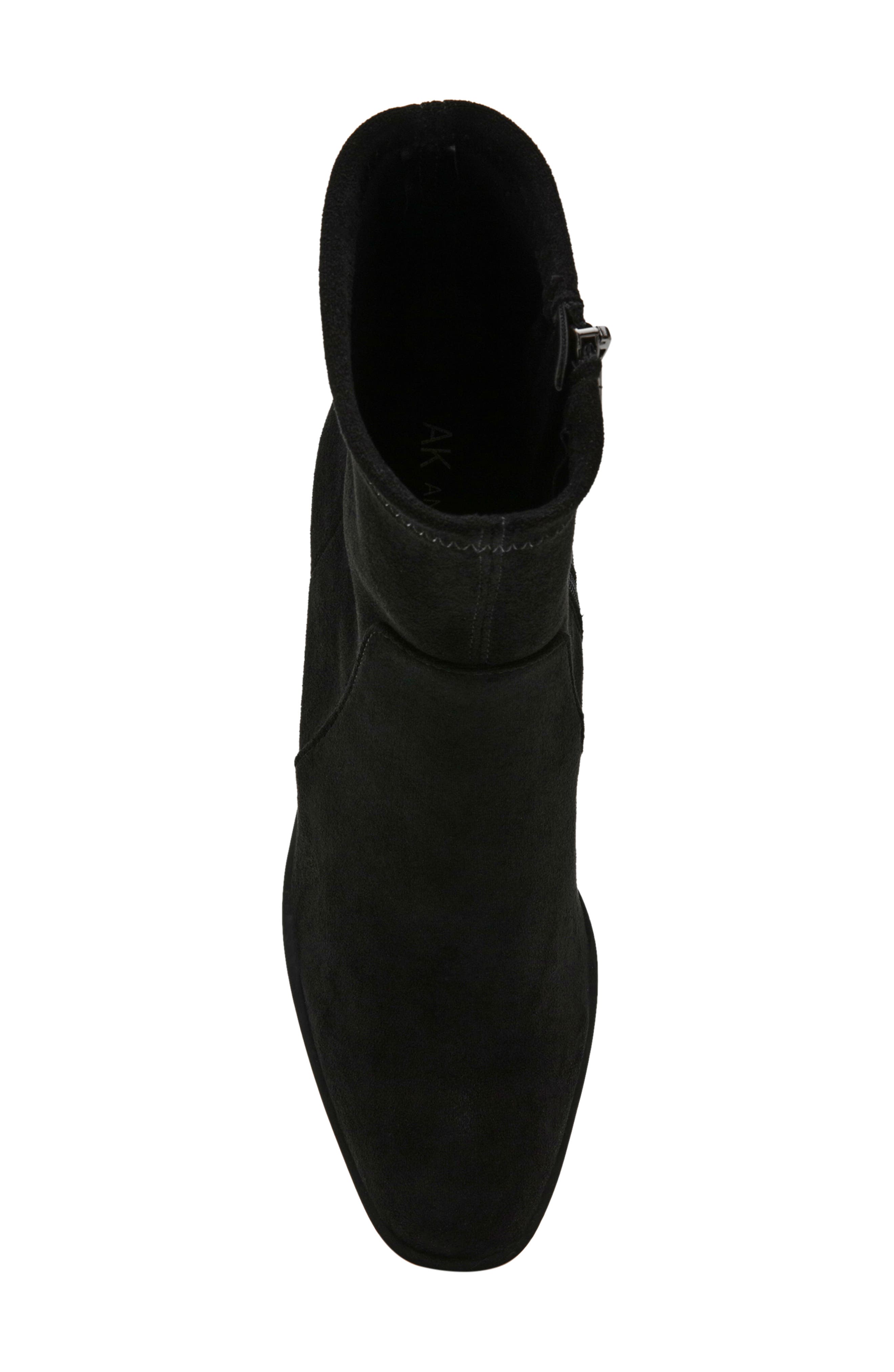 Anne Klein Astrid Boot, Alternate, color, Black Microsuede