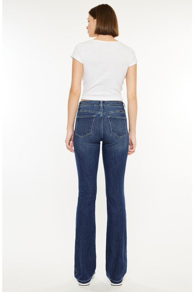 Marla High Rise Skinny Bootcut Jeans, Alternate, color, Medium Wash