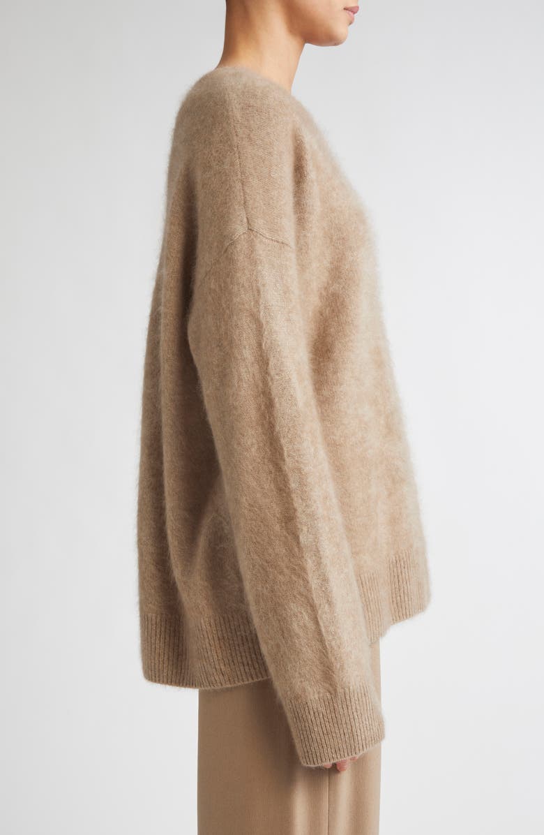 Max Mara Dante Oversize Cashmere Sweater, Alternate, color, Beige
