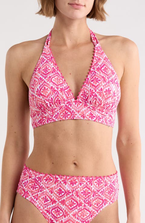 Island Cays Shell Beach Reversible Halter Bikini Top