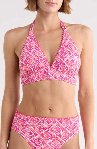 Tommy Bahama Island Cays Shell Beach Reversible Halter Bikini Top