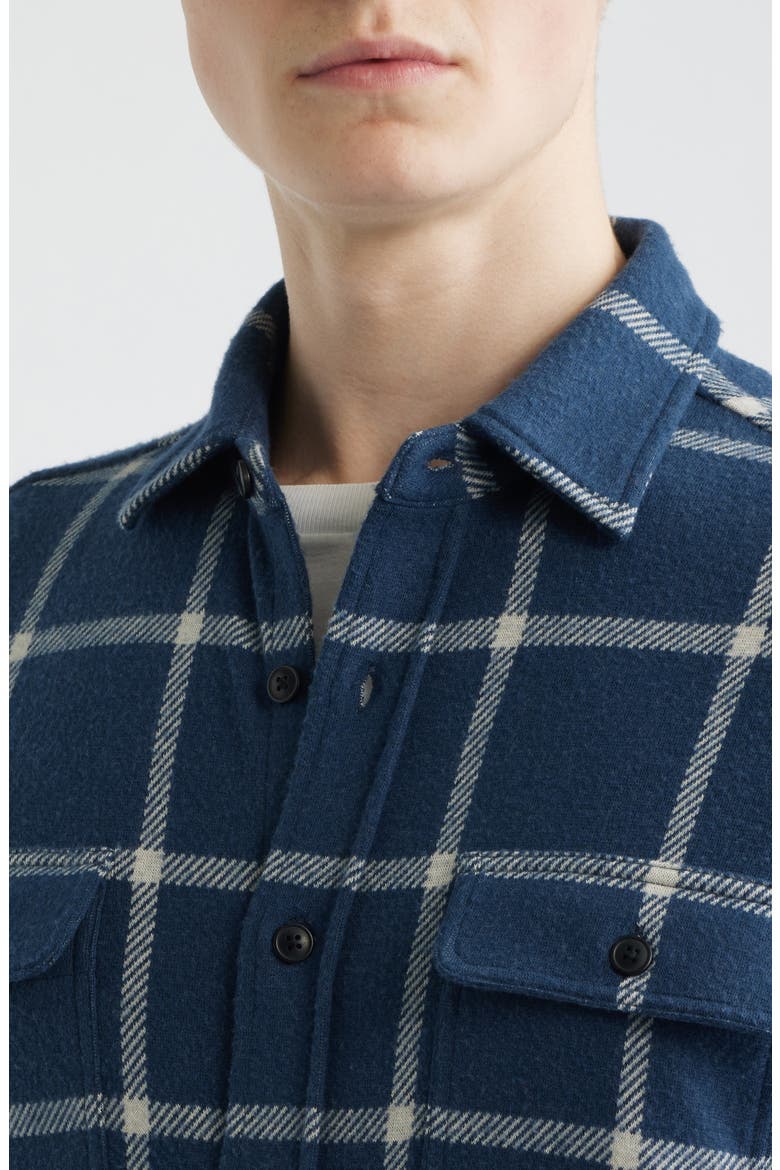 Legend™ Knit Button-Up Shirt, Alternate, color, VARSITY BLUE PLAID