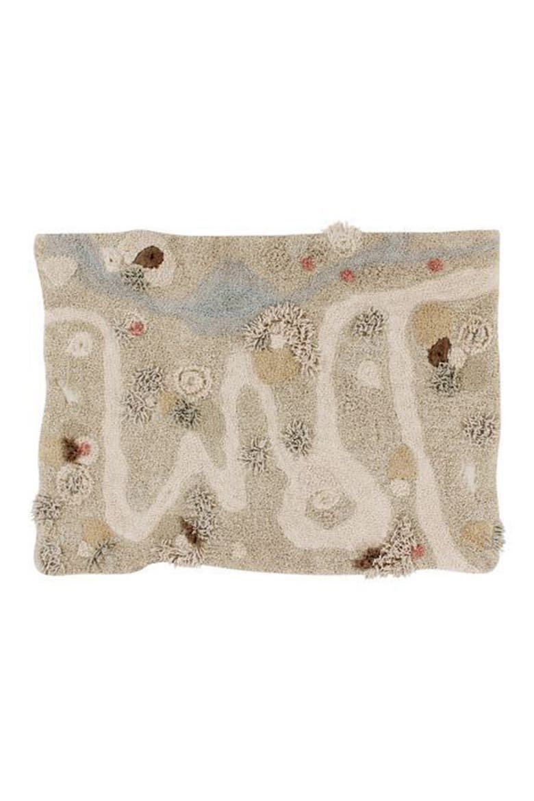 Wasahable Path Play Rug, Main, color, OLIVE