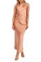 Grasie Stretch Satin Halter Dress