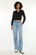 KanCan Skyline High Rise Wide Jeans