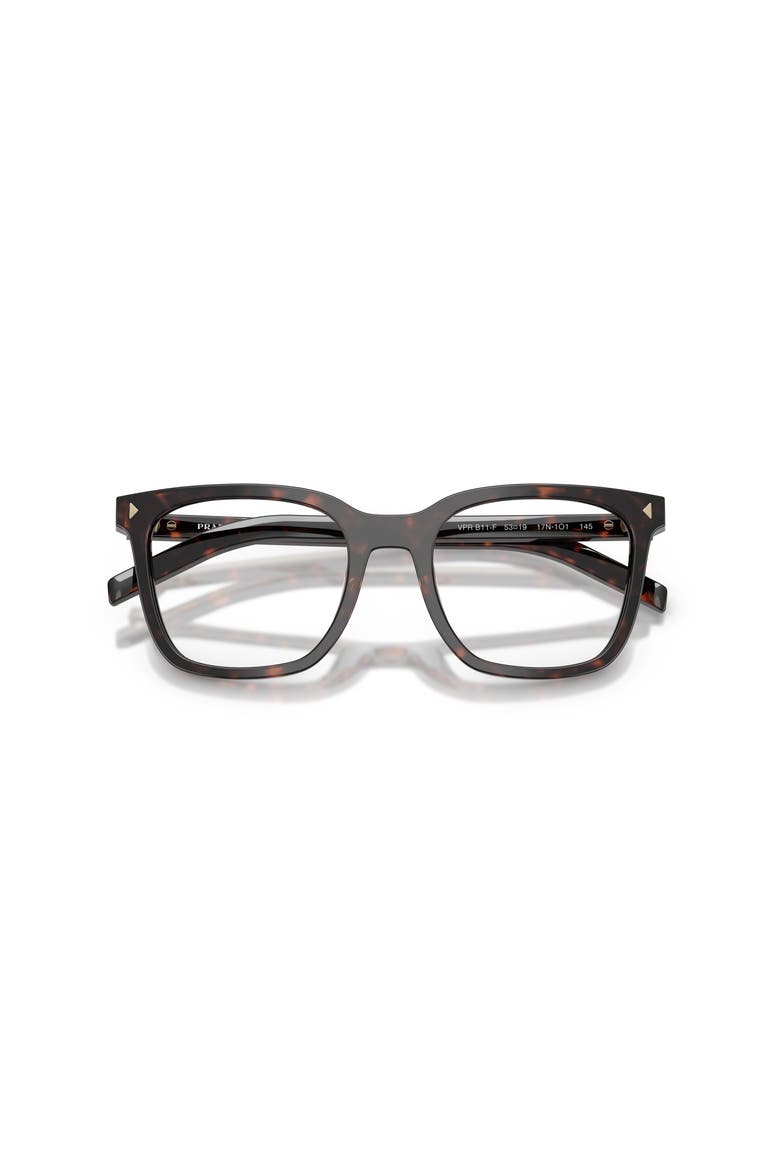 53mm Rectangle optical glasses, Alternate, color, Tortoise