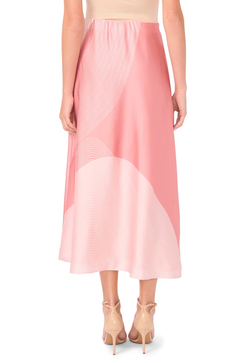 Print Bias Midi Skirt, Alternate, color, ROSE HIP