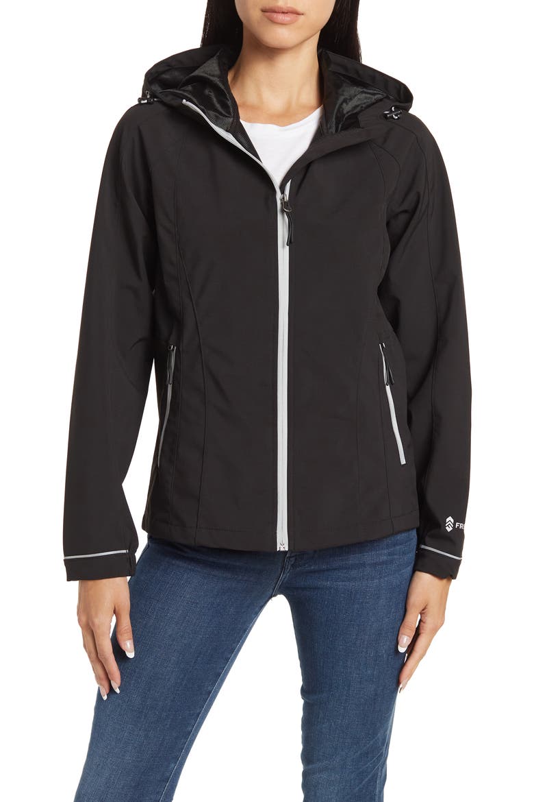 Super Softshell Lightweight Jacket, Main, color, BLACK