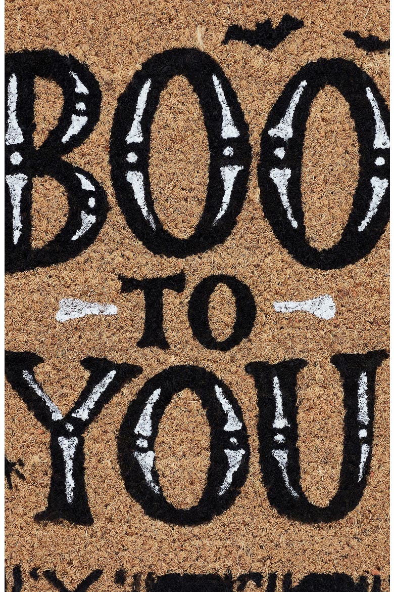 Boo to You Coir Doormat, Alternate, color, NO COLOR
