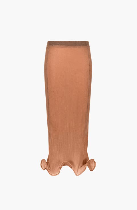 Ariel Frilled Hem Skirt