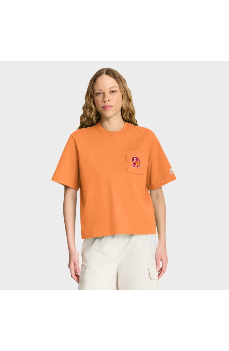 Nike Women's Nike Orange Tampa Bay Buccaneers Rewind Pocket Boxy T-Shirt, Main, color, Orange