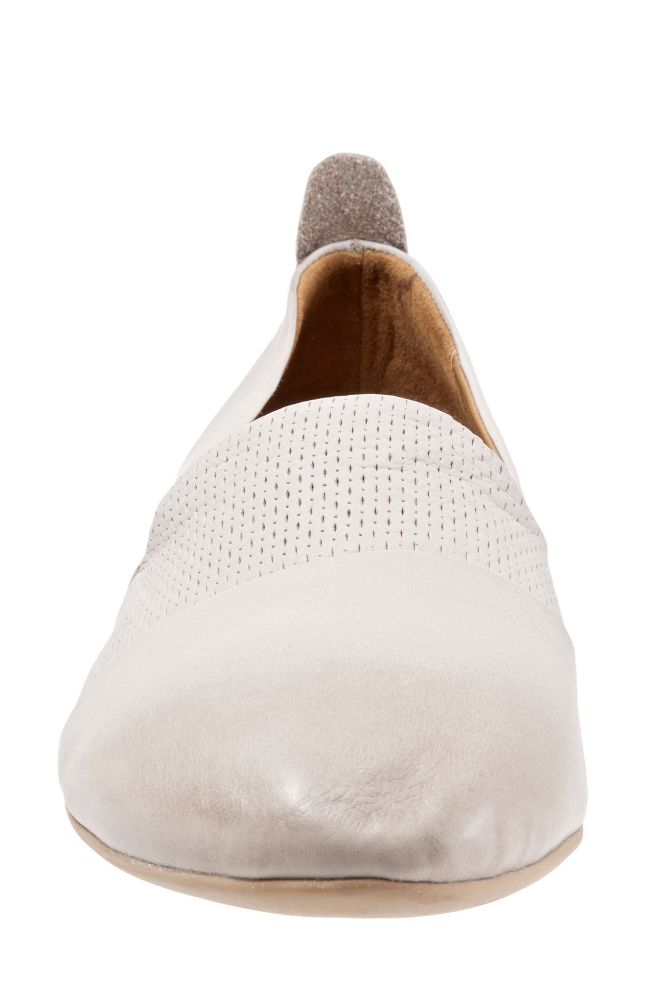 Katy Flat, Alternate, color, LIGHT GREY LEATHER