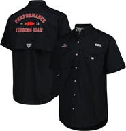 Columbia Men's Columbia Black Georgia Bulldogs Bonehead Button-Up Shirt