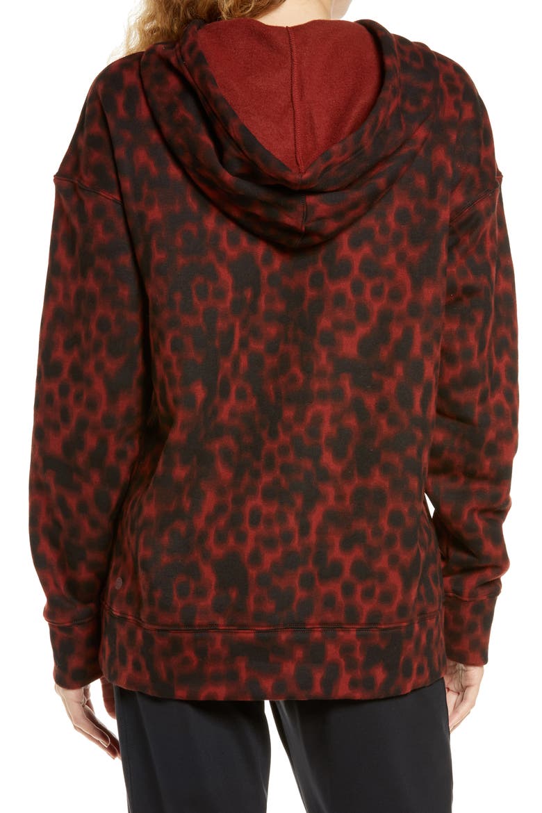 Cara Hoodie, Alternate, color, RUST MADDER TORTOISE PRINT