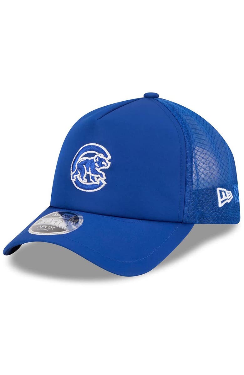 New Era Men's New Era Royal Chicago Cubs 2026 Batting Practice Alternate Apex 9FORTY Adjustable Hat, Main, color, Royal