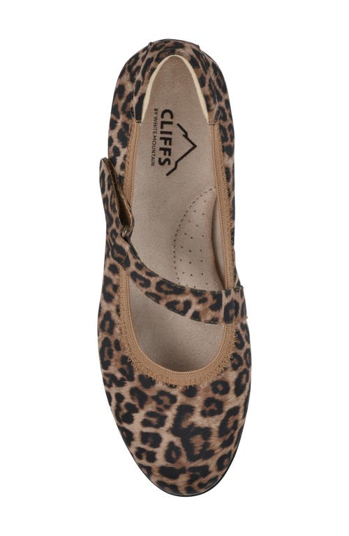 Cliffs By White Mountain Carwen Mary Jane Flat In Animal Print