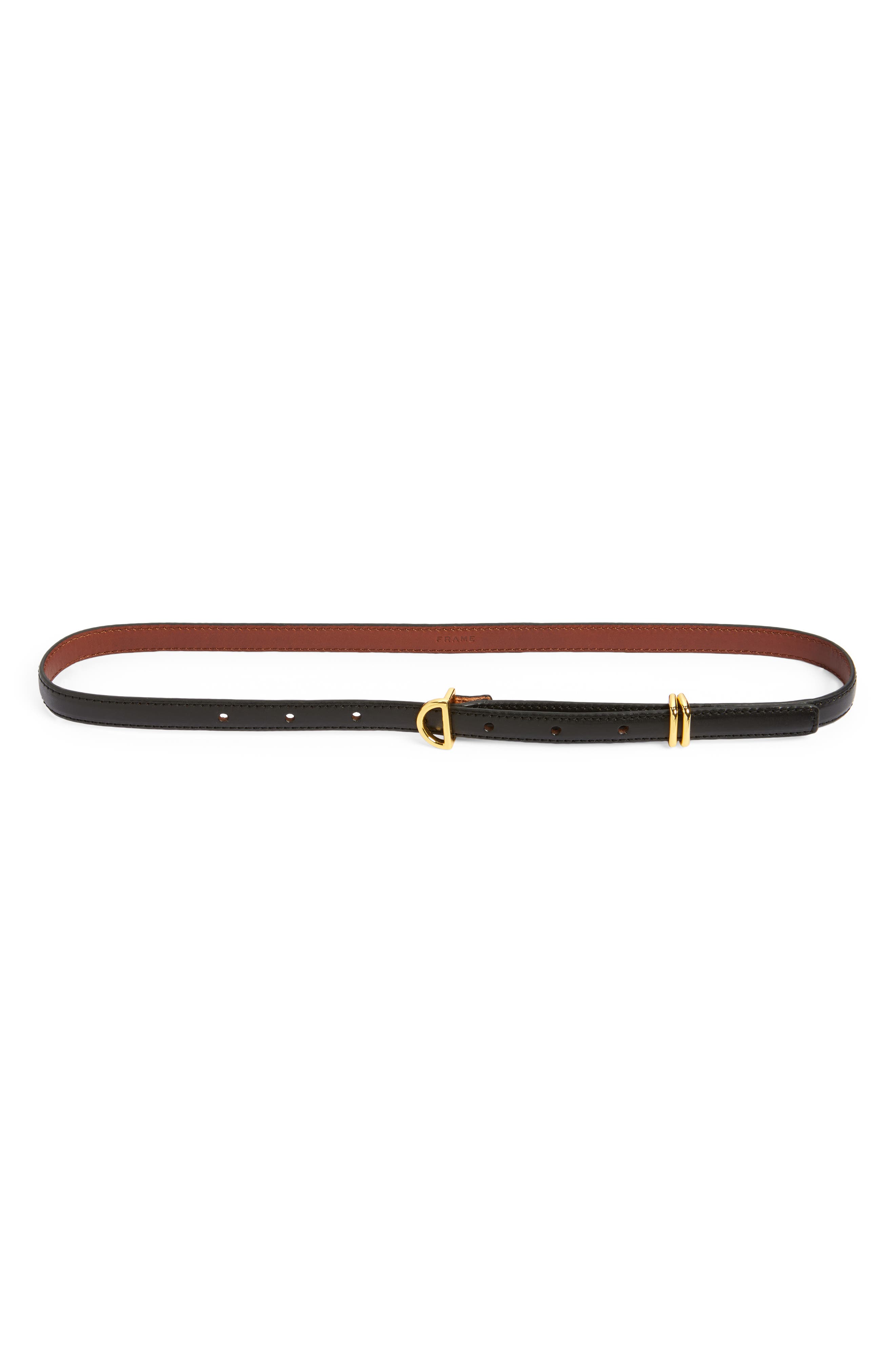 FRAME Petit Crescent Leather Belt