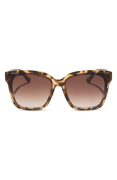 Madison 63mm Oversize Square Sunglasses