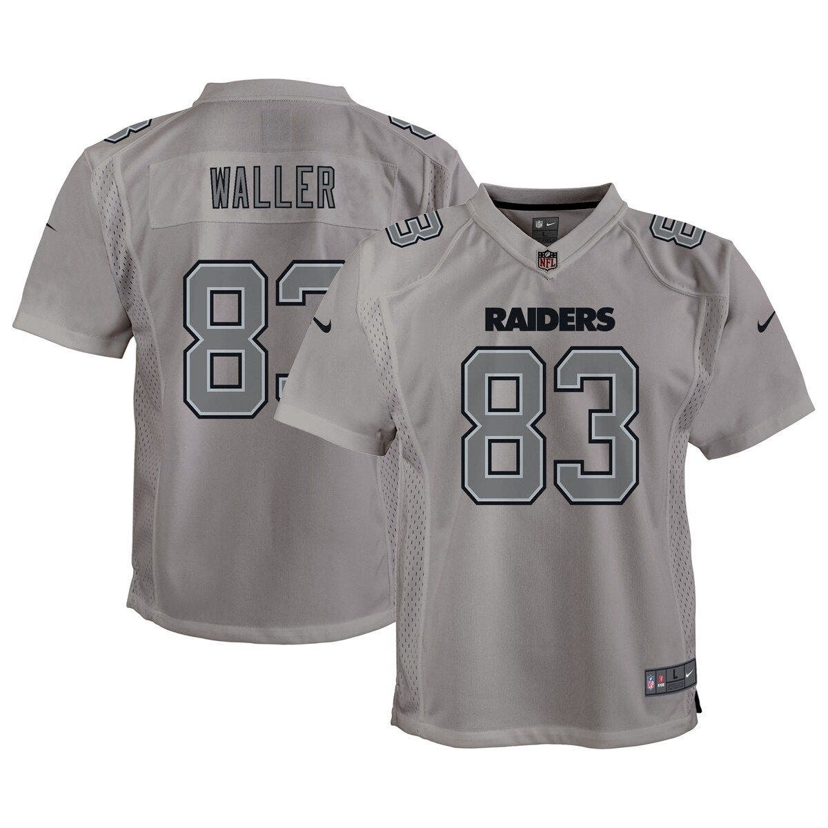 Nike Youth Nike Darren Waller Gray Las Vegas Raiders Atmosphere