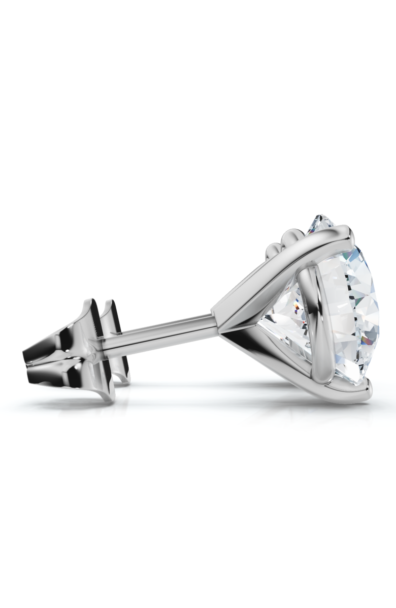 Bliss Diamond 2Ct TW Round Diamond Studs 14k Gold Lab Grown, Alternate, color, 14K White Gold