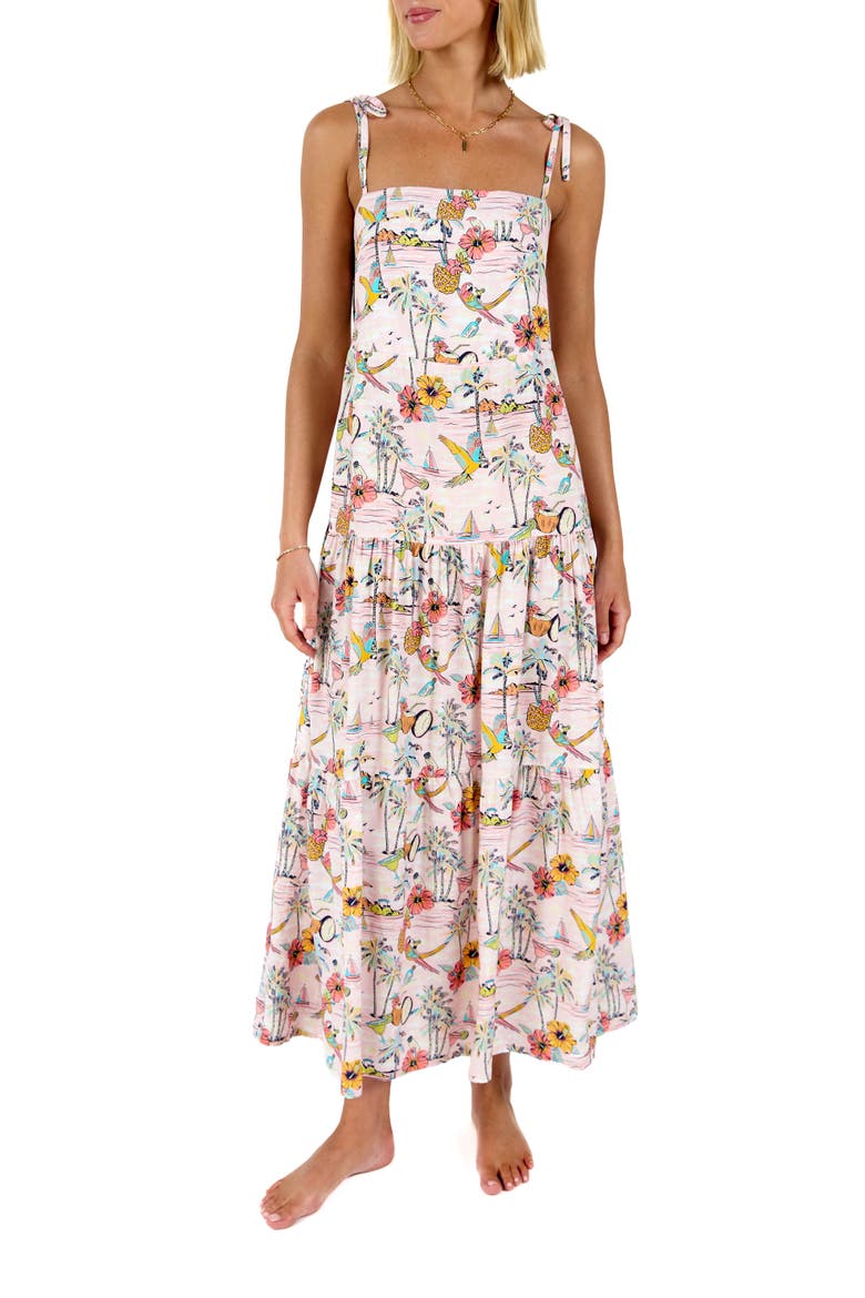 The Margaritaville Wastin' Away Again Resort Dress, Main, color, Pink