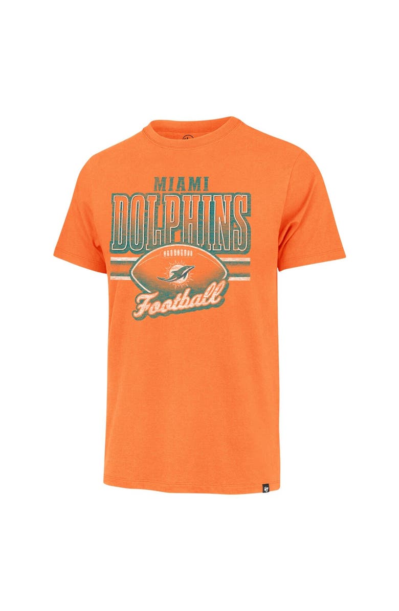 '47 Men's '47 Orange Miami Dolphins Last Call Franklin T-Shirt, Alternate, color, Orange