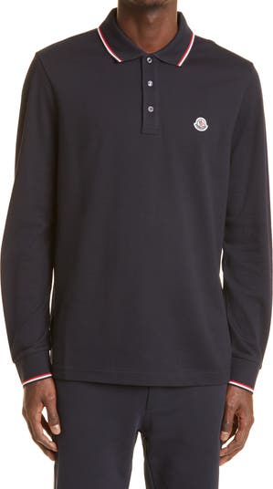Moncler Maglia Long Sleeve Polo | Nordstrom Moncler Maglia Long Sleeve Polo | Nordstrom