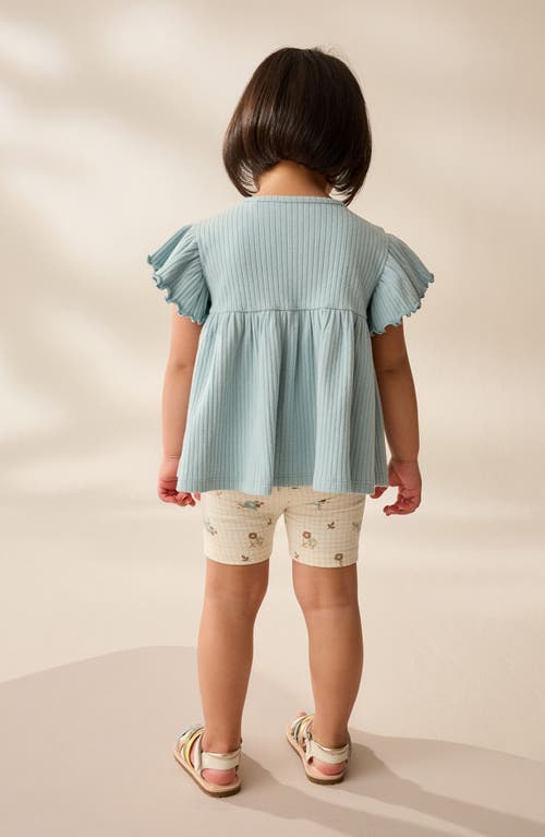 Next Kids' Ditsy Top & Shorts Set In Blue