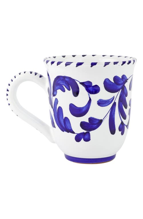 Vietri Arezzo Aqua Mug In Blue