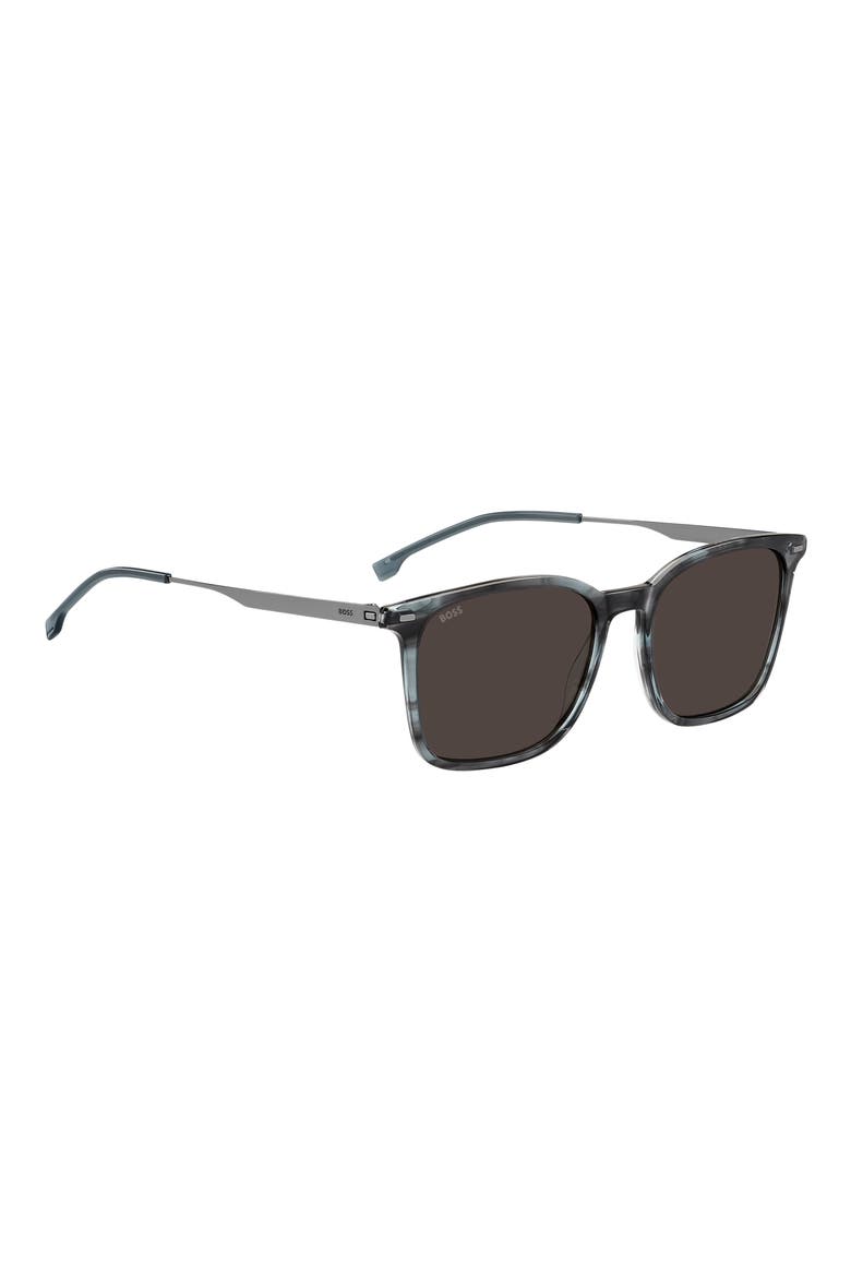 1694/S 54mm Rectangle Sunglasses, Alternate, color, STRIPED GREY RUTHENIUM