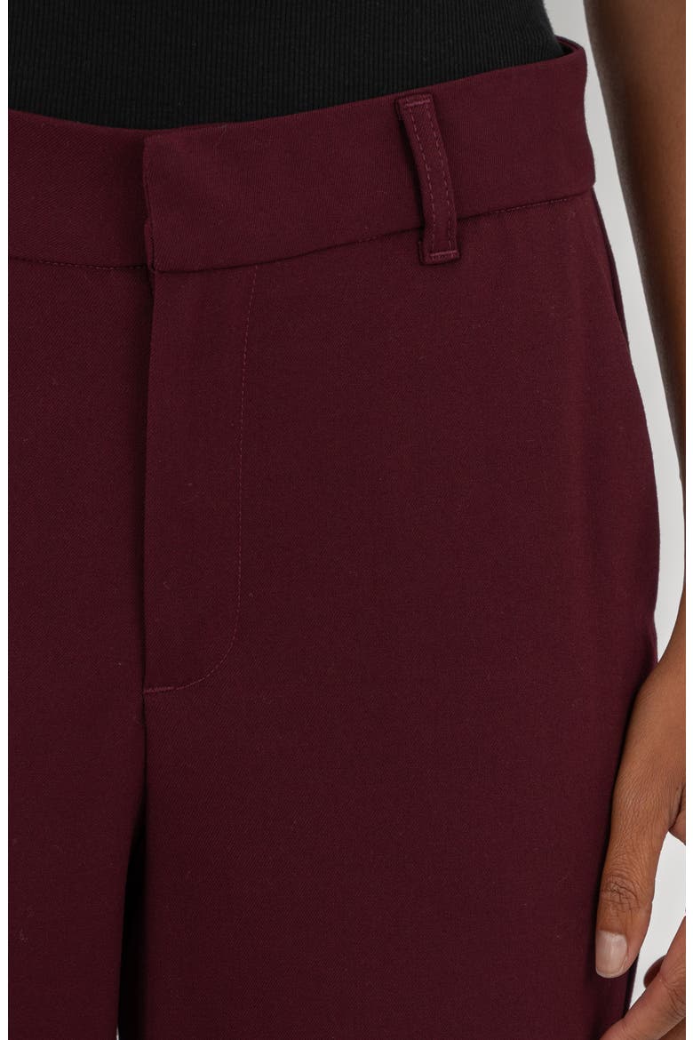 Stella High Waist Flare Pants, Alternate, color, BORDEAUX