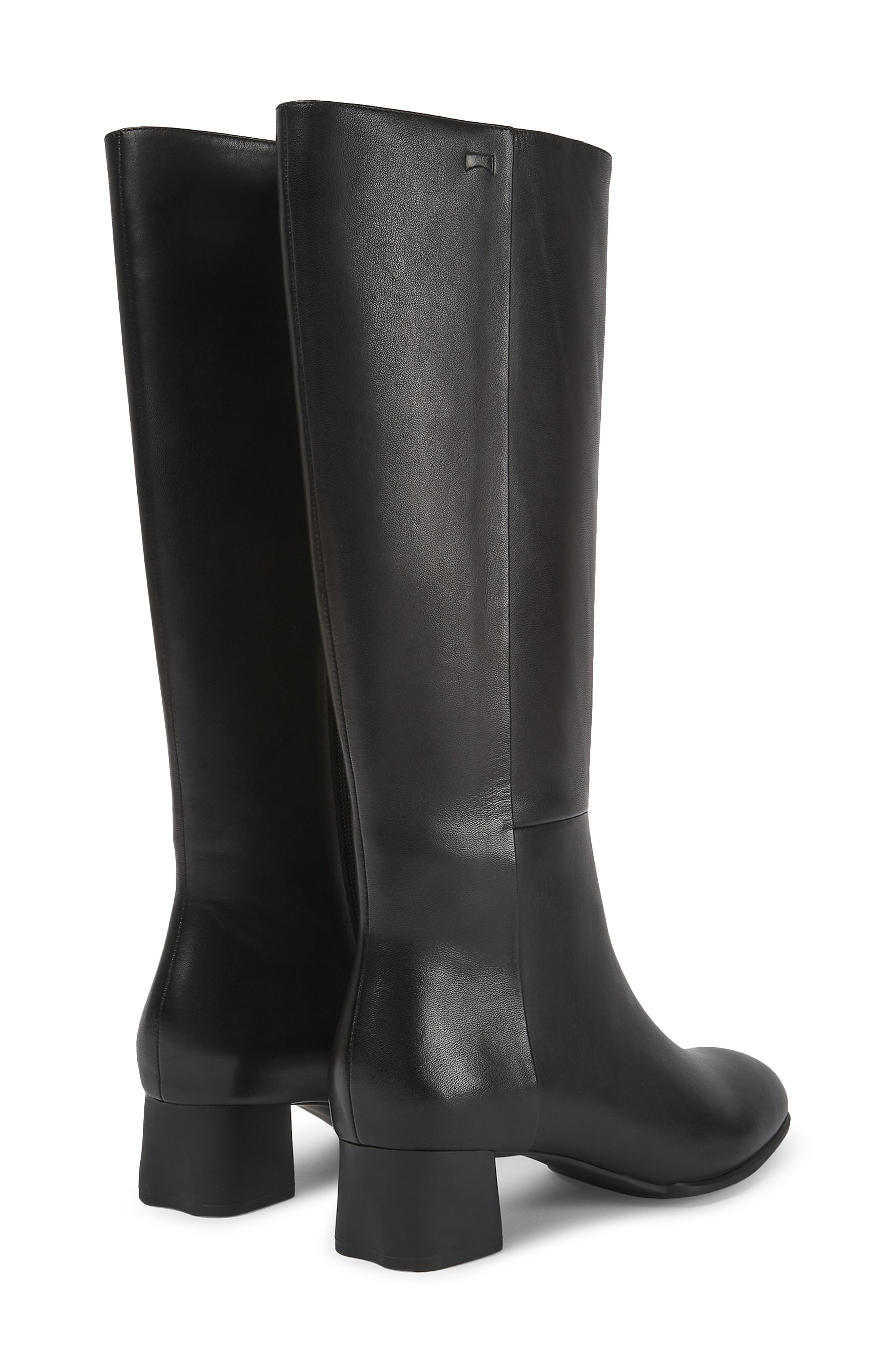 Camper Katie Block Heel Boot, Alternate, color, Black