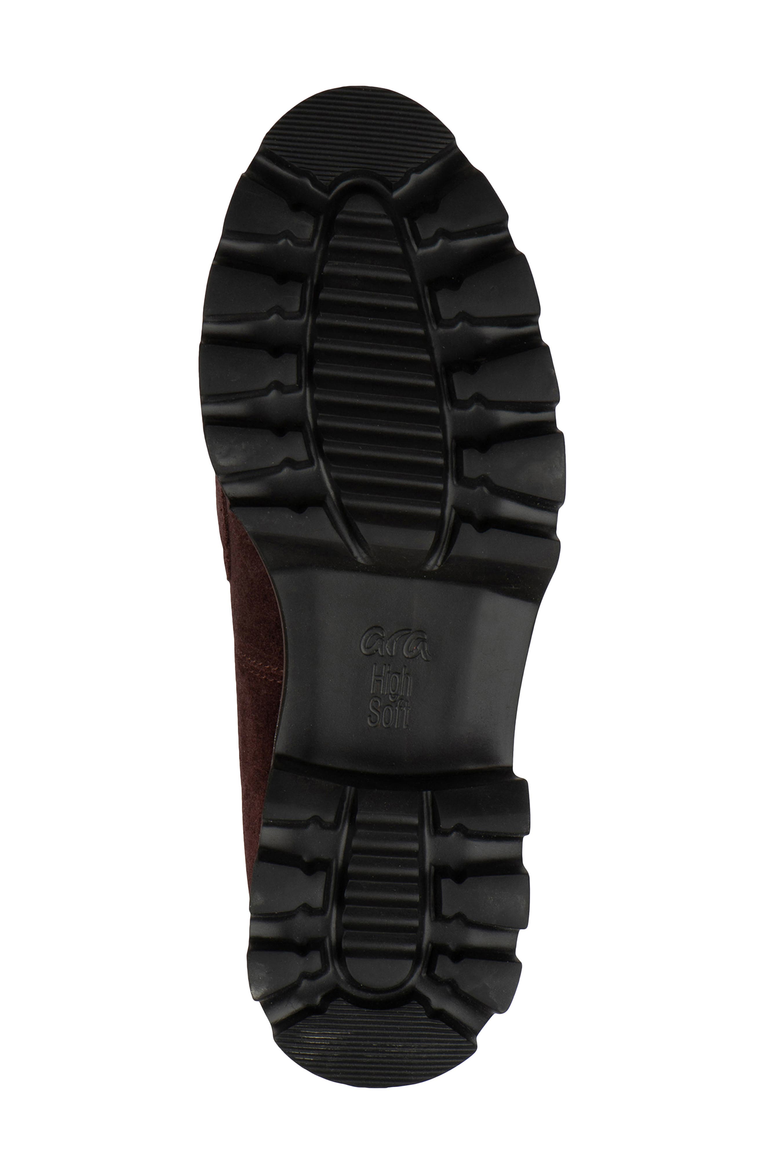 ara Oleander Platform Loafer, Alternate, color, Amarone