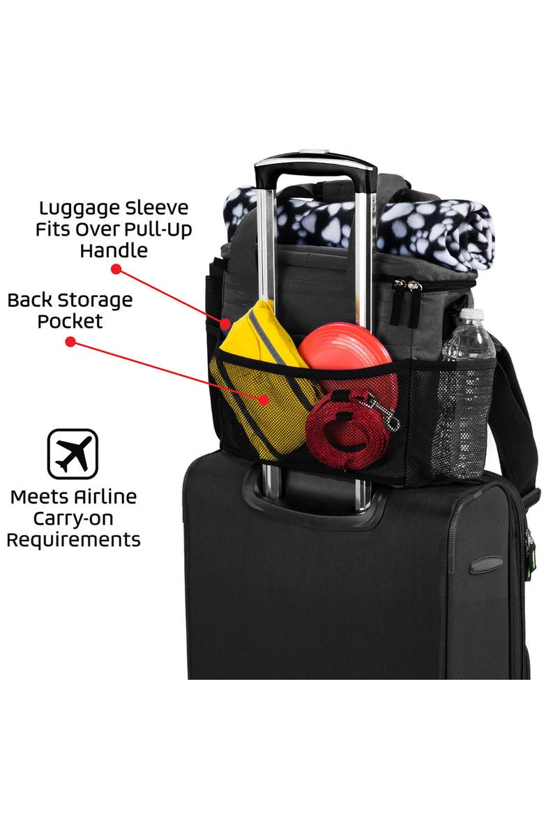 Week Away Dog Travel Bag, Alternate, color, Black
