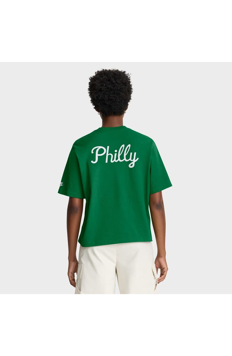 Nike Women's Nike Kelly Green Philadelphia Eagles Rewind Pocket Boxy T-Shirt, Alternate, color, Kelly Green