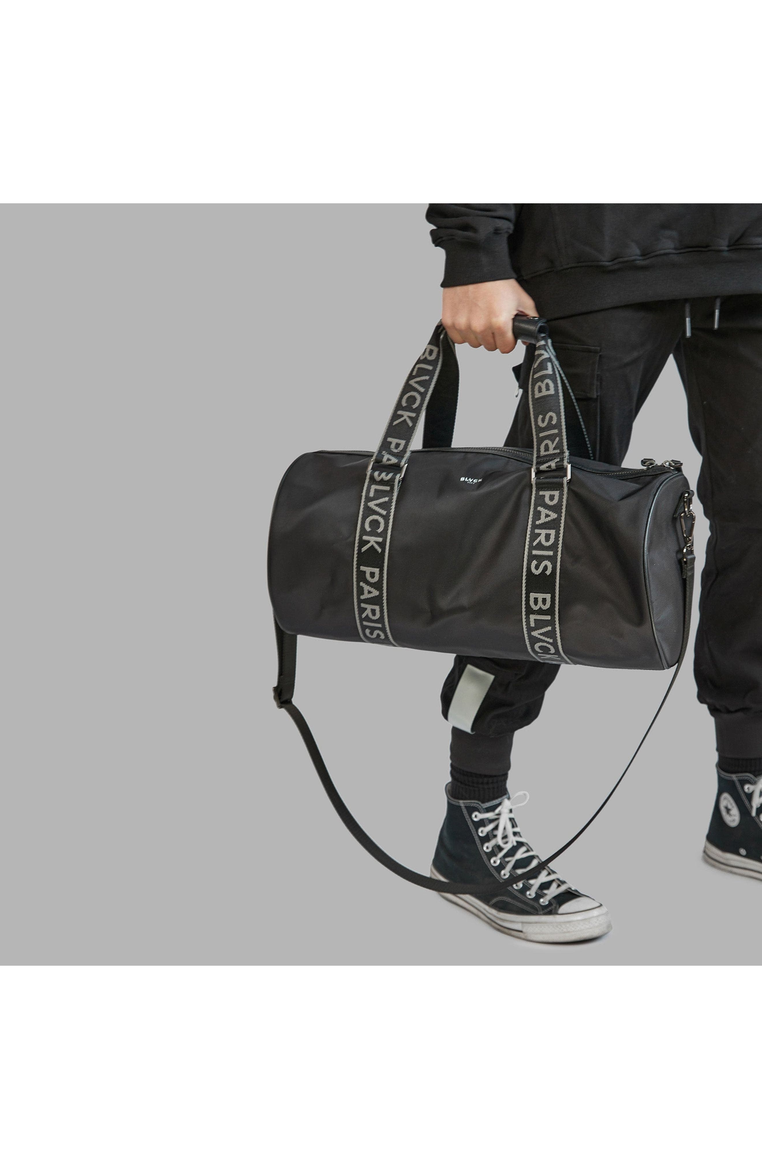 Blvck Paris Blvck Nylon Duffel Bag, Alternate, color, Black