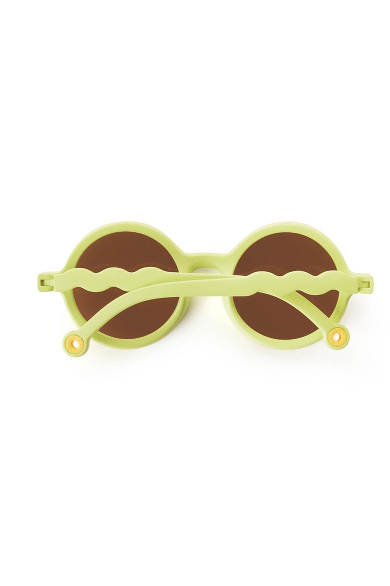 Infant Round Sunglasses, Alternate, color, Lime Green
