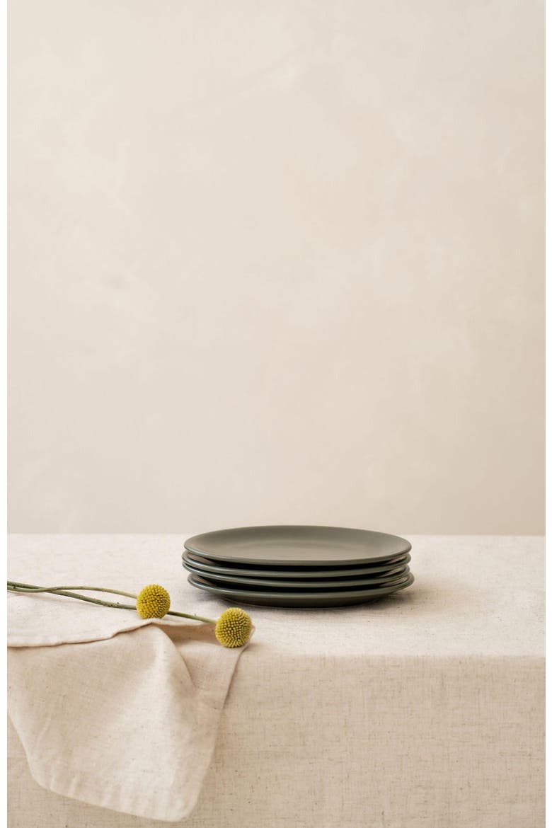 The Petite Plate - Set of 4, Main, color, Moss