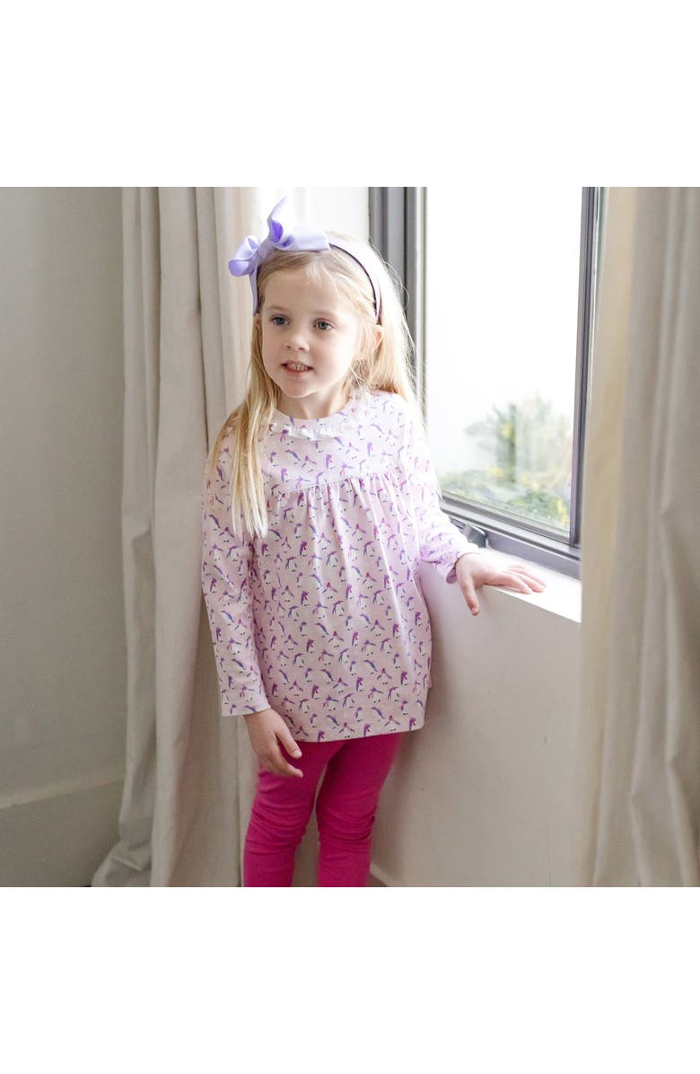 Lila and Hayes Ivy Legging Set, Alternate, color, Penguin Party Pink