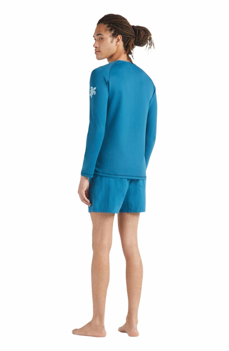 Vilebrequin Men's Solid Long Sleeve Rashguard, Alternate, color, Paon