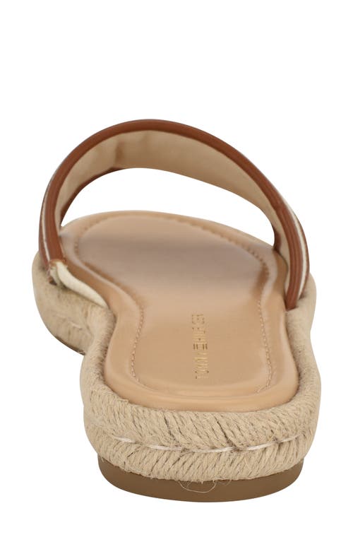 Tommy Hilfiger Hadjea Espadrille Slide Sandal In Natural/british Tan