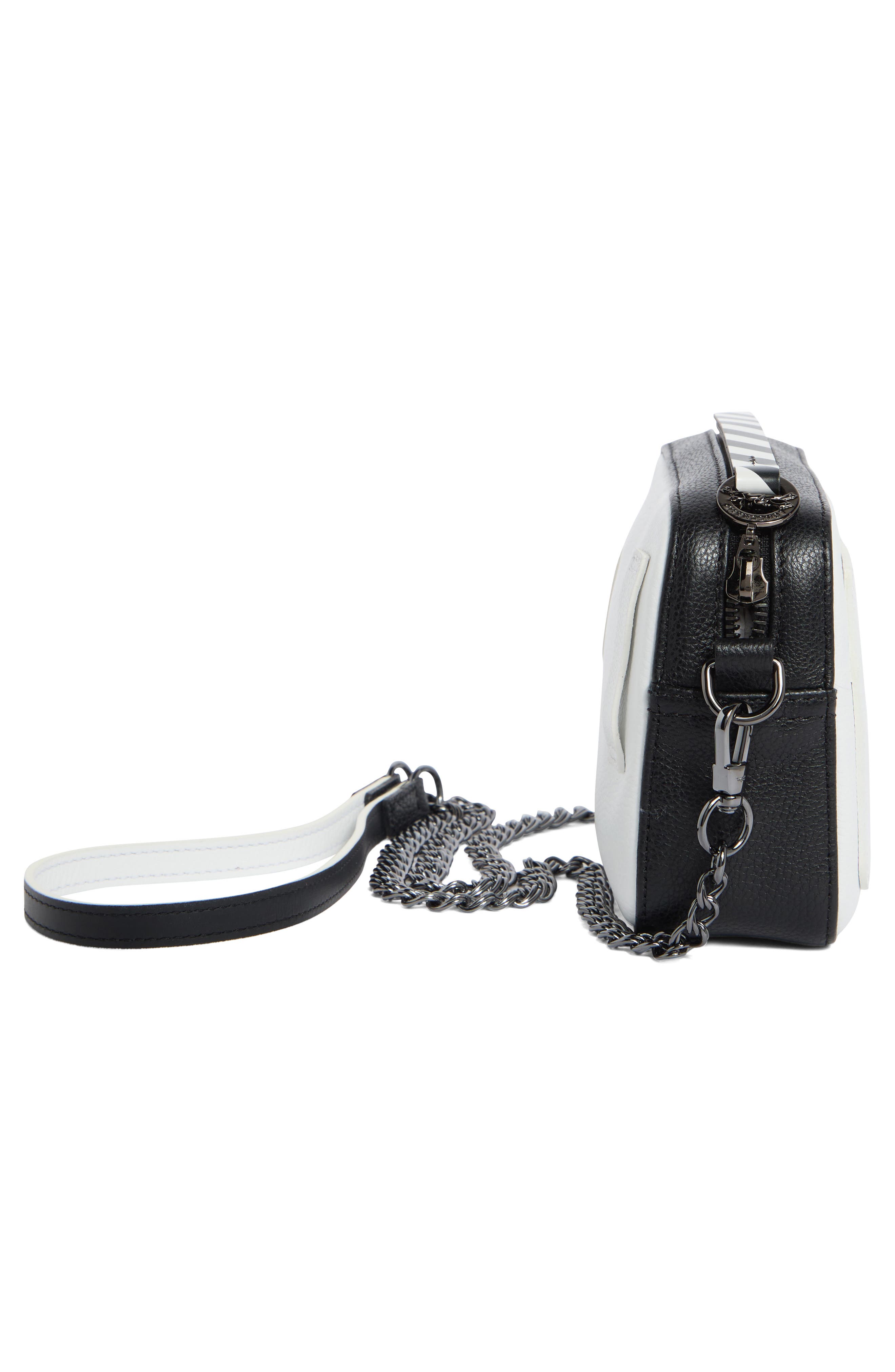 Longchamp Le Foulonné Small Crossbody Belt Bag, Alternate, color, White